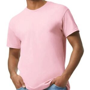 3for$20 NEW men light pink  shirt short sleeve select your size small- xl